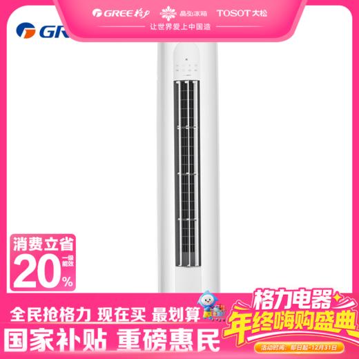 格力·天仪 变频冷暖2匹新一级能效柜机空调 KFR-50LW/(50504)FNhAa-B1（皓雪白） 商品图0