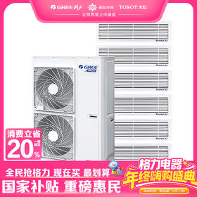 格力·StarⅢ中央空调一拖六 风管多联机 全直流变频空调 主机 GMV-H180WL/Ha 配线控器；（包安装）