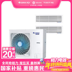 格力·颐居一拖二中央空调 风管多联机 主机 GMV-H80WL/Db；配线控器；包安装