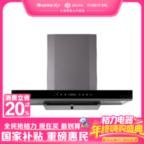 格力·顶吸式 吸油烟机  CXW-200-T6S70 深空紫灰