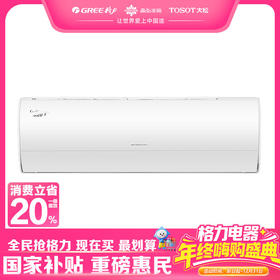 格力·凉之夏-II 变频冷暖1匹新一级能效挂机空调 KFR-26GW/(26598)FNhAa-B1（WIFI)温馨白