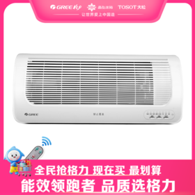 格力·壁挂遥控式暖风机 电暖器  NBFC-21B（白）参考适用面积10-15㎡