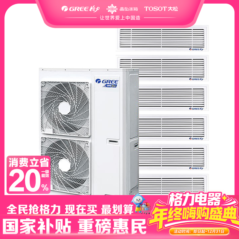 格力·颐居一拖五 中央空调 风管多联机 主机GMV-H160WL/Db1；配线控器；包安装