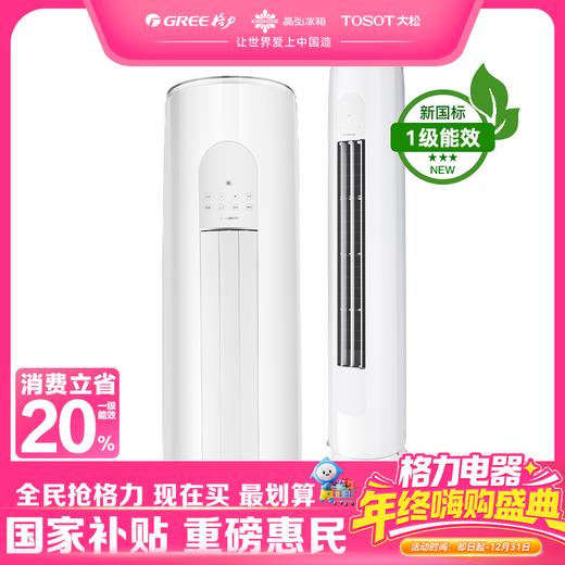 格力·天丽变频冷暖3匹1级能效柜机空调 KFR-72LW/(72530)FNhAm-B1(皓雪白) 商品图0