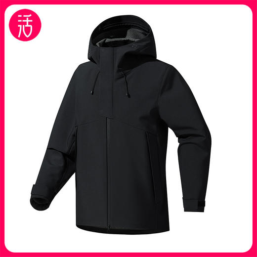 2件减20！加厚加绒冬款【商务老钱风 顶配工艺剪裁】Link Polaris户外硬核加绒加厚情侣款连帽休闲磁吸软壳夹克防风防溅水外套 商品图0