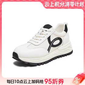 【云粉节】BF楼TATA/他她女鞋2025年秋商场同款阿甘鞋女休闲运动鞋新款WPC10CM5吊牌价899活动价499