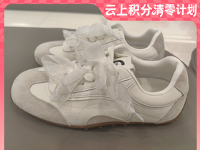 【云粉节】BF千百度2025秋款复古运动德训鞋女休闲鞋A25480522吊牌价999活动价679