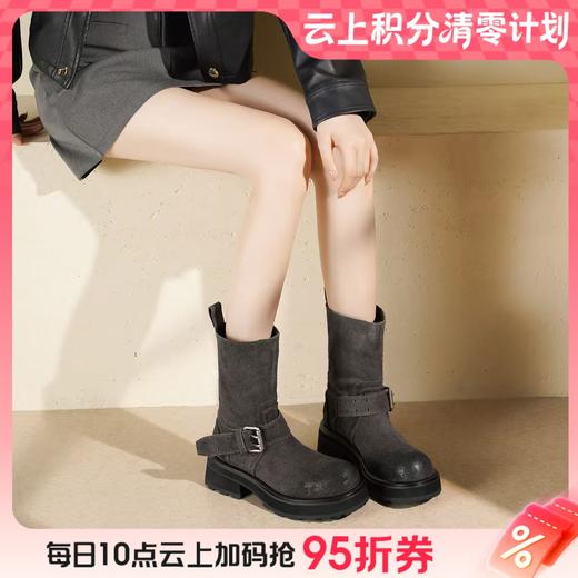 【云粉节】BF楼westory秋冬新款骑士靴 商品图0