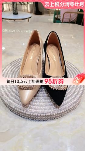 【云粉节】 【9折】BF楼诺贝达25年春时尚单鞋RS257603吊牌价2080