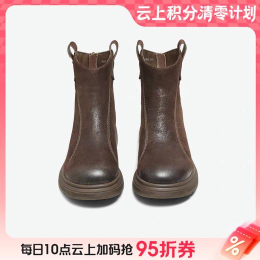 【云粉节】BF楼TATA他她靴子女2025秋冬新款瘦瘦靴时尚短靴休闲切尔西靴WXB08DD5吊牌价1199 商品图0