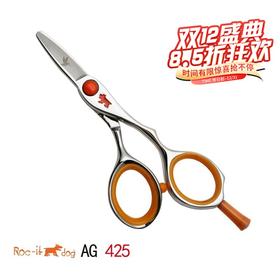 锋狗剪刀AG425 专业美发剪刀柳叶刀滑剪日式修饰剪小滑刀4.25寸  胖胖剪系列