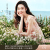 【宋轶同款】三彩2025秋季新款荷叶边连衣裙碎花裙斜裁长裙V领浪漫M 商品缩略图0