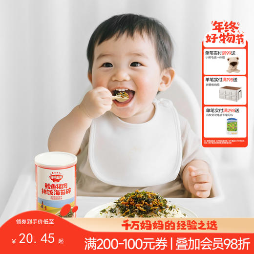 【调味】鳕鱼猪肉海苔拌饭碎45g 商品图0