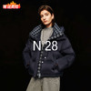 N°28 白鹅绒服女秋冬短款小个子连帽宽松显瘦防风保暖羽绒外套8855A1Y257 商品缩略图2