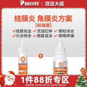 普安特结膜炎、角膜炎套装【金银花+硫酸新霉素滴眼液】