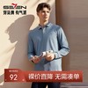 【不变形领】【索罗纳】柒牌华夫格长袖polo衫男2024春季新款商务休闲翻领上衣	126T73030 商品缩略图0