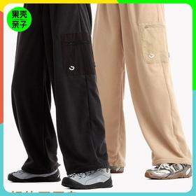 【预售5-15天】龙之涵2025年冬季新款轻量摇粒绒阔腿裤