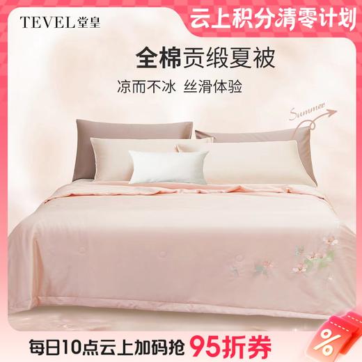 10楼堂皇     江南佳人柔肤夏被--橙玉  200*230cm  吊牌价1090元   活动价230元 商品图0