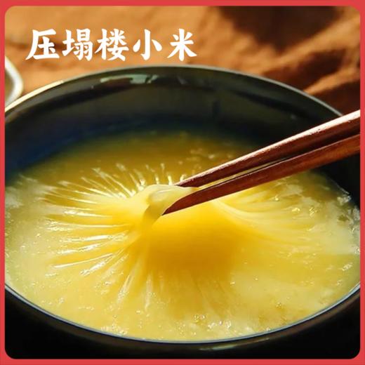 【2025年秋收】谦益香畴压塌楼小米2斤 山西太行山区 百年稀有老品种 自然农耕  色泽自然 孕妇月子粥 米油浓厚 商品图0