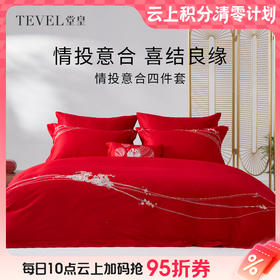 10楼堂皇  婚庆四件套-情投意合 吊牌价2590-2790元  活动价699-739元