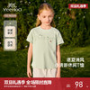 英氏儿童T恤夏季短袖透气凉感女童休闲百搭T恤中大童短袖2025新款 商品缩略图0