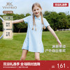 英氏儿童裙子夏季短袖透气女童连衣裙夏季清爽女童POLO连衣裙新款 商品缩略图0