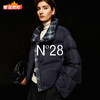 N°28 高领短款90白鹅绒服女秋冬加厚保暖极简风小个子羽绒服外套8855A1Y260 商品缩略图1