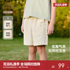 英氏儿童裤子夏季透气休闲短裤女童短裤夏季休闲裤2025新款裤子 商品缩略图0