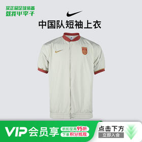 小李子NIKE耐克中国队足球运动训练休闲短袖成人上衣男HF5094-020