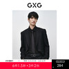 GXG男装 零压系列黑格平驳领西装 24春季热卖GFX11301561 商品缩略图0