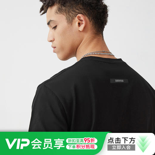尤文图斯立体字母印花长袖衬衫T恤 商品图0