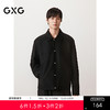 GXG男装 定织雾面感PU皮夹克四合扣设计休闲外套男 2025秋季新品 商品缩略图0