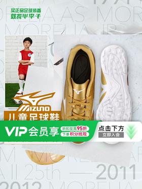 【青训推荐】小李子MIZUNO美津浓足球鞋TF儿童男孩AS碎钉专业训练运动鞋女童