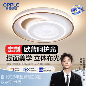 欧普（OPPLE）辰影卧室设计美学圆形吸顶灯