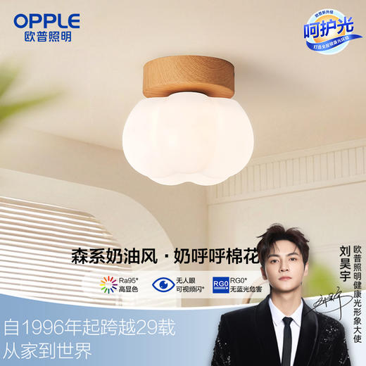 欧普（OPPLE）奶油泡泡玄关吸顶灯 商品图0