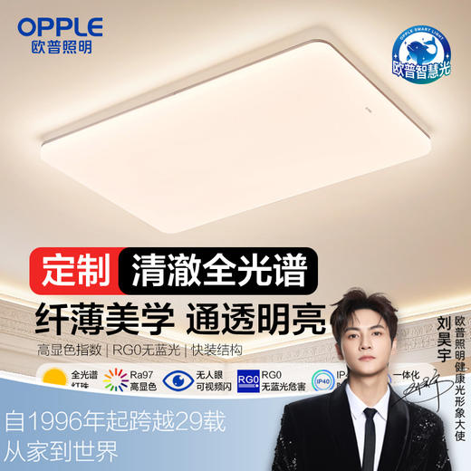 欧普（OPPLE）辰月客厅极简风吸顶灯套餐 商品图0