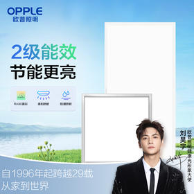 欧普（OPPLE）铂昕·平板灯led集成吊顶灯厨房卫生间铝扣板天花板灯
