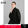 GXG男装 黑色肌理感通勤长袖衬衫24年冬季热卖G24X034068 商品缩略图0