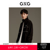GXG男装 黑色中廓字母印花撞色明线开襟卫衣时尚卫衣GEX13114153 商品缩略图0