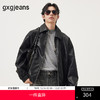 gxg.jeans男装  pu皮简约休闲时尚宽松翻领夹克外套男士 25秋新品 商品缩略图0