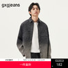 gxg.jeans男装 黑色渐变水洗时尚宽松翻领牛仔夹克外套男25春热卖 商品缩略图0