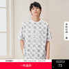 gxg.jeans男装2024年夏季热卖撞色棋盘格设计圆领短袖T恤J24D442033 商品缩略图0