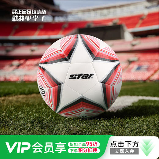小李子STAR世达Hybrid技术工艺运动训练比赛4号青少年足球男SB394 商品图0