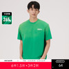 gxgjeans男装265g重磅短袖T恤男夏季宽松圆领绿色体恤11E1440079BT恤 商品缩略图0