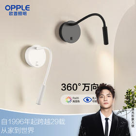 欧普（OPPLE）壁灯田园现代中式卧室床头过道走廊楼户外温馨墙灯星光