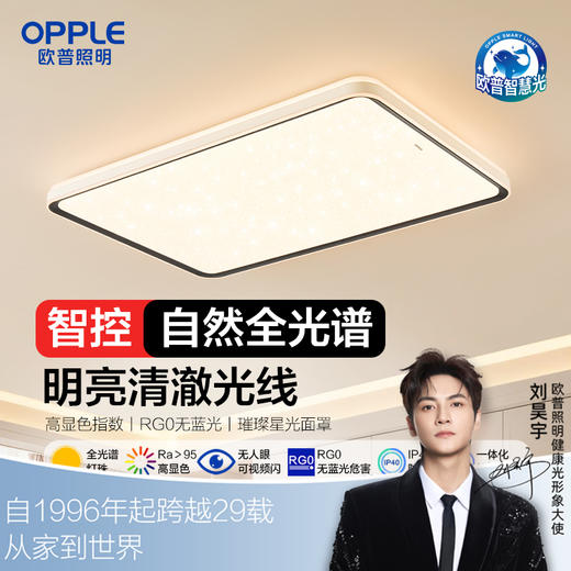 欧普（OPPLE）品耀客厅简约现代客厅吸顶灯套餐 商品图0