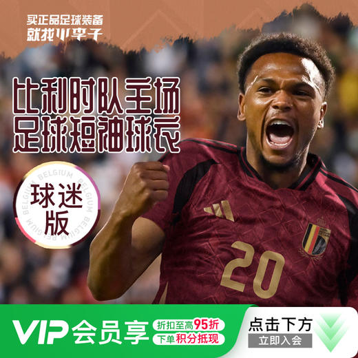 小李子ADIDAS阿迪达斯欧洲杯2024比利时队球迷版主场球衣成人男IQ0769 商品图0