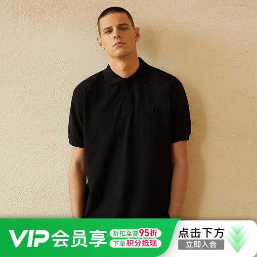 小李子尤文图斯圆领宽松短袖T恤POLO衫短裤男 商品图0