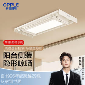 欧普（OPPLE）简雅电动晾衣架小户型阳台侧装
