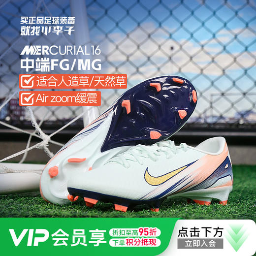 小李子NIKE耐克刺客16中端FG/MG混合钉成人足球鞋男FZ1388-300 商品图0